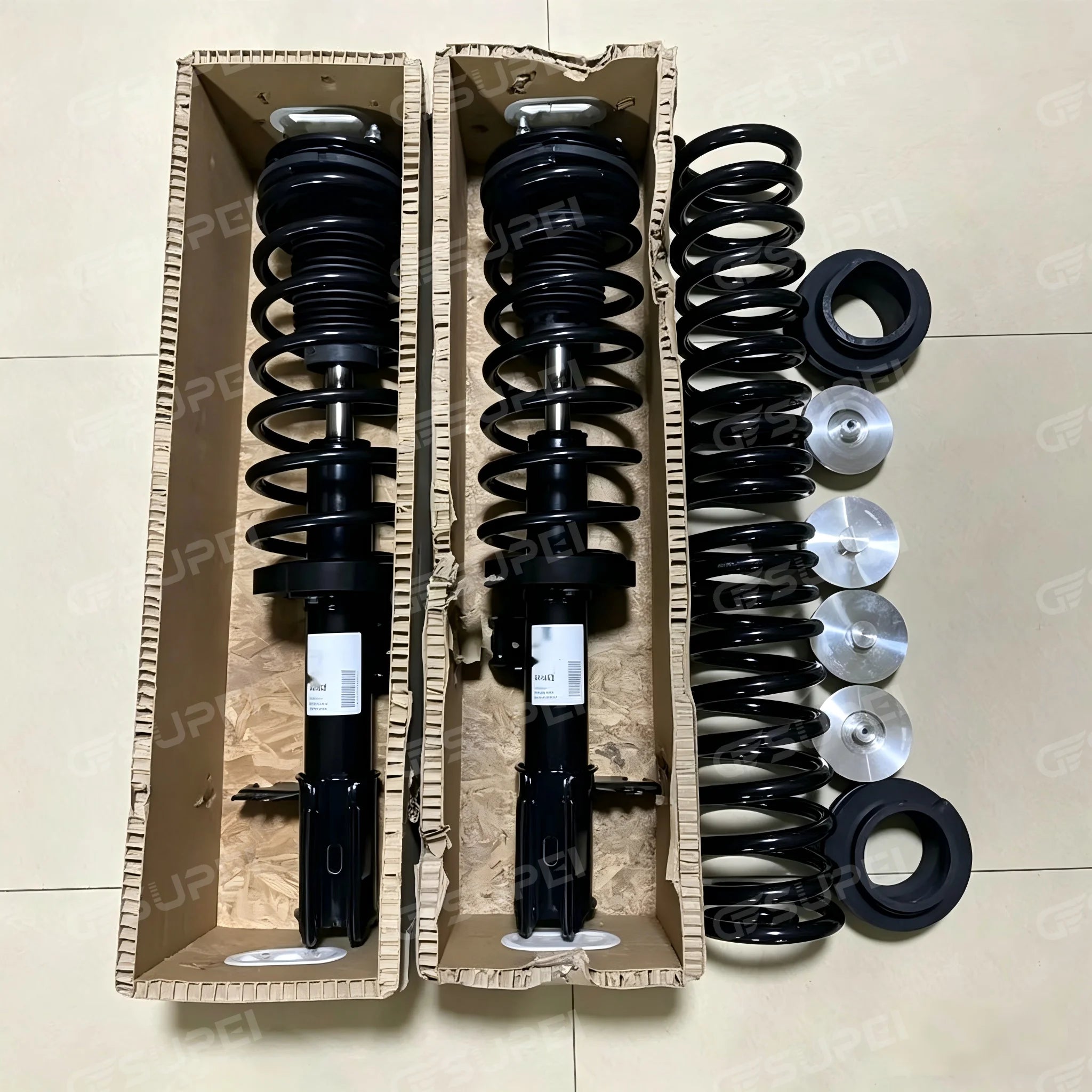 Helix Spring Air Suspension Kit for Range Rover L322 2003-2012, Conversion Coilover Suspension Kit