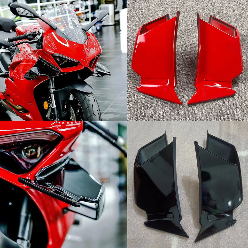 For Ducati Panigale V2 2020 2021 2022 2023 2024 Motorcycle Mirrors Winglets Aerodynamic Wind Side Wings Spoiler Fairing