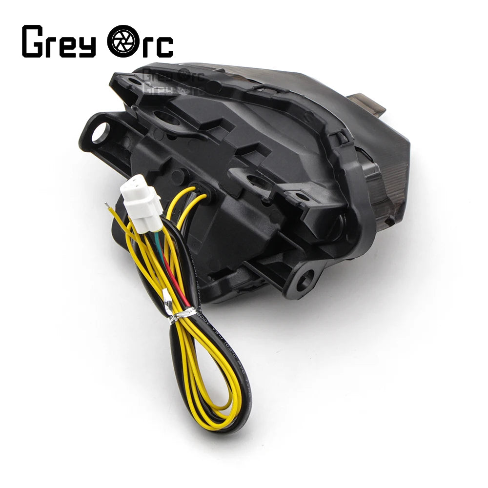 For Yamaha YZF R25 YZF R3 MT 25 MT 03 2015-2021 MT 07 FZ 07 2014-2017 Motorcycle LED Tail Light Brake Signal Integration