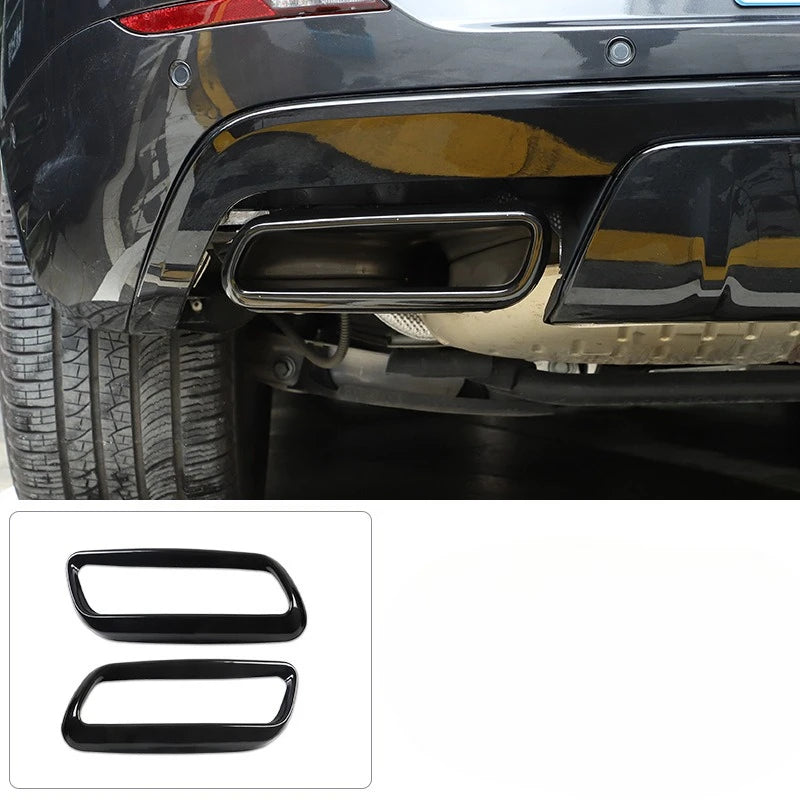 Exhaust Tailpipe Trim Frame Quad Exhaust for Land Rover Range Rover Sport 2023 2024 2025