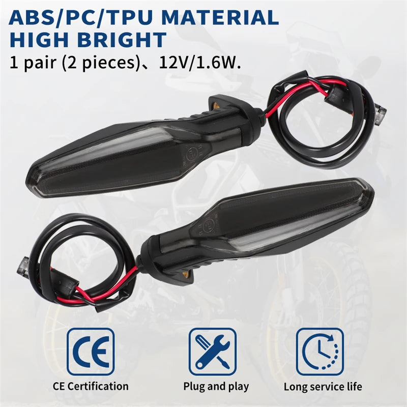 For BMW R1250GS/ADV S1000R S1000XR F900XR R 1250 GS RS S1000 R XR LED Turn Signal Flashing Light Motorcycle Indicator Lamp 2023