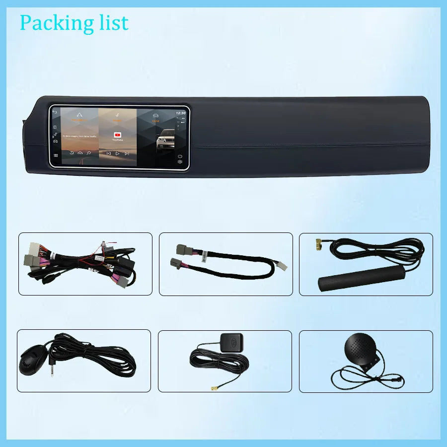 12.3inch Android14  For2012-2018 Range Rover Evoque L538 Multimedia Player Car GPS Radio Wireless Carplay Auto Original OEM Menu