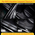 For BYD Formula Leopard Titanium 7 2025 2026 Car Pedal Threshold Protection Strip Anti Step Adhesive Upgrade Interior Supplies