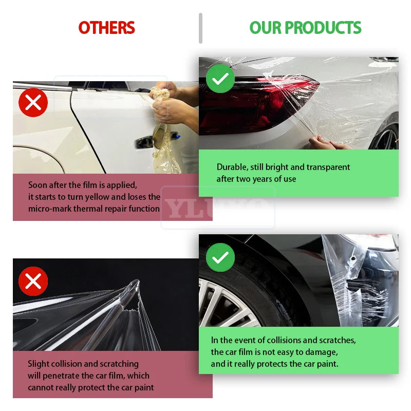 For BYD Formula Leopard 5 8 Car Interior Protection Film TPU Center Console Anti-Scratch Film Car Interior Stickers