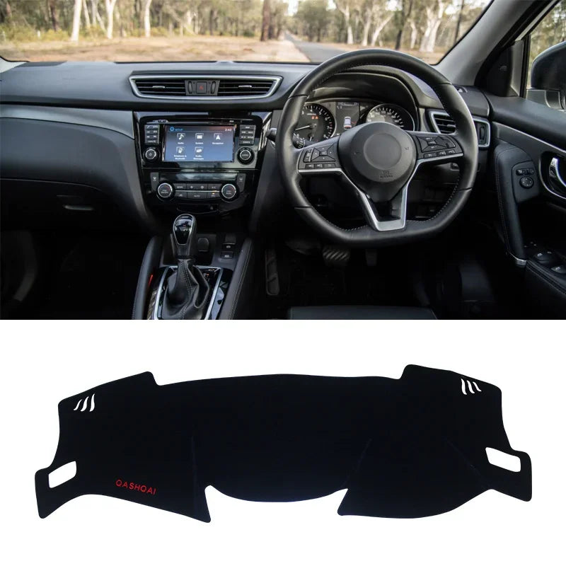 For Nissan Qashqai J11 2014~2024 2025 Car Console Non-slip Mat Dashboard Cover Sunshade Anti-UV Carpets Pad Interior Accessories