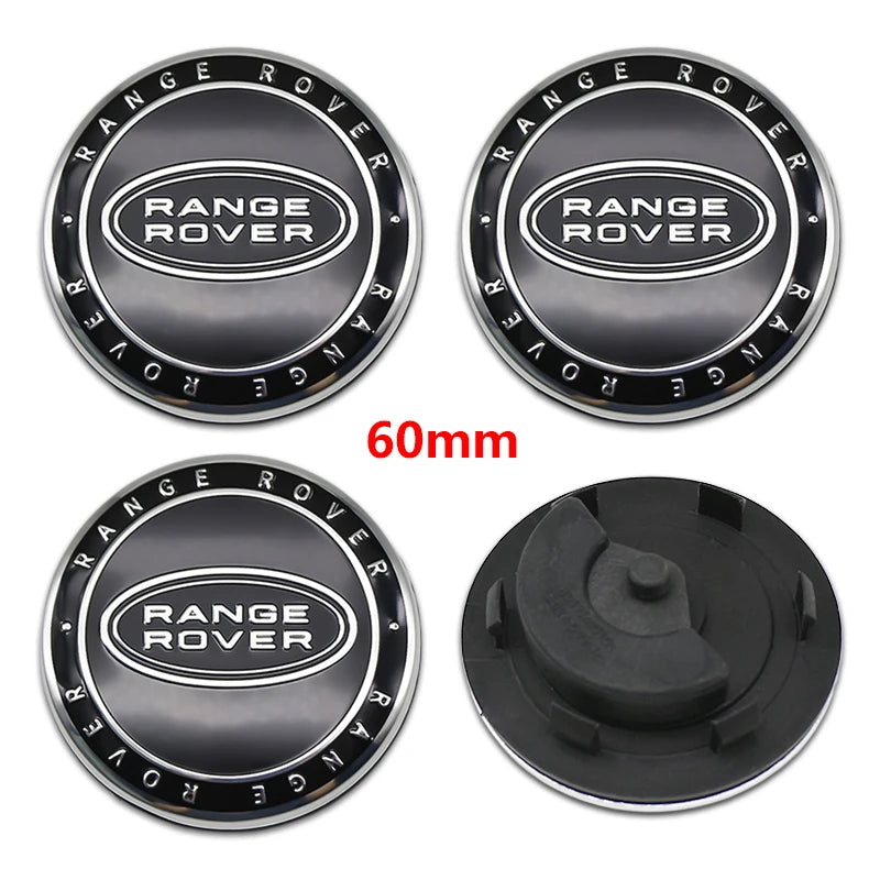 4Pcs 60mm Floating Wheel Center Caps Hub Cover For Land Rover Range Rover Discovery Evoque Sport Defender Velar Premium Pro