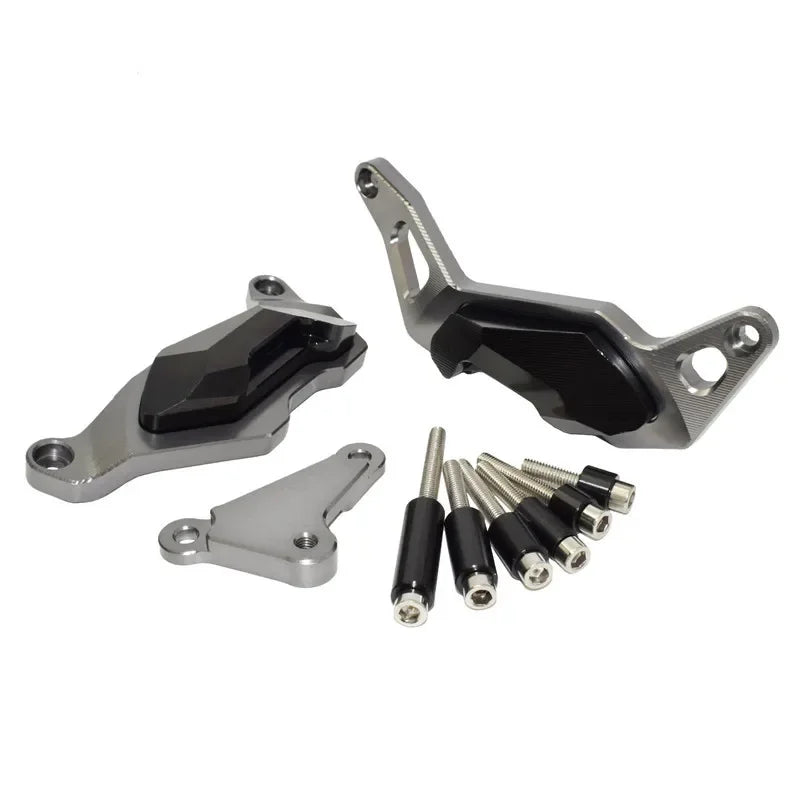 Motorbike Engine Crash Pads Guard Pad Frame Sliders Protector For Kawasaki Ninja 250 400 2018 2019 2020 2021 2022 2023 2024