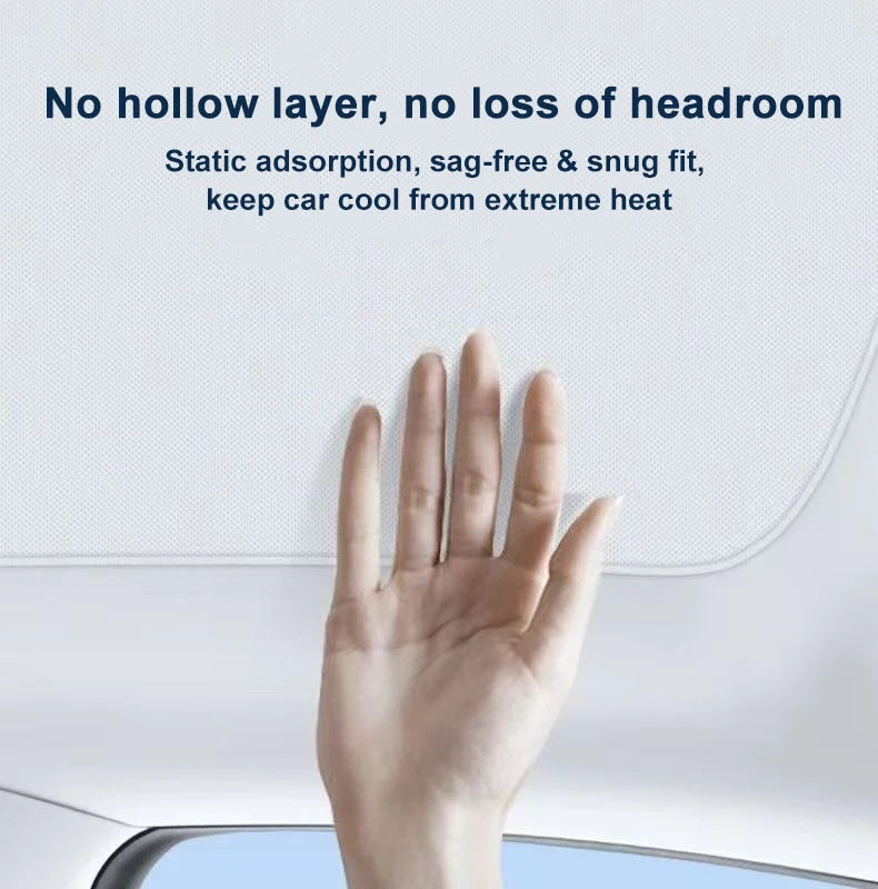 For Rox Polestones 01 2023 2024 2025 2026 Electrostatic Adsorption Sun Visors Roof Sunshade Sun Protection Interior Accessories