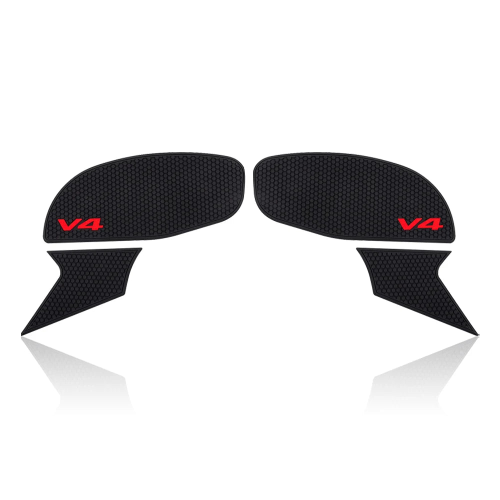 Panigale V4 2025 Tank Pad Motorcycle accessories Fuel Tank Pad For DUCATI Panigale V4 V4S 2025 2026 Non-slip Side Fuel Tank Pad