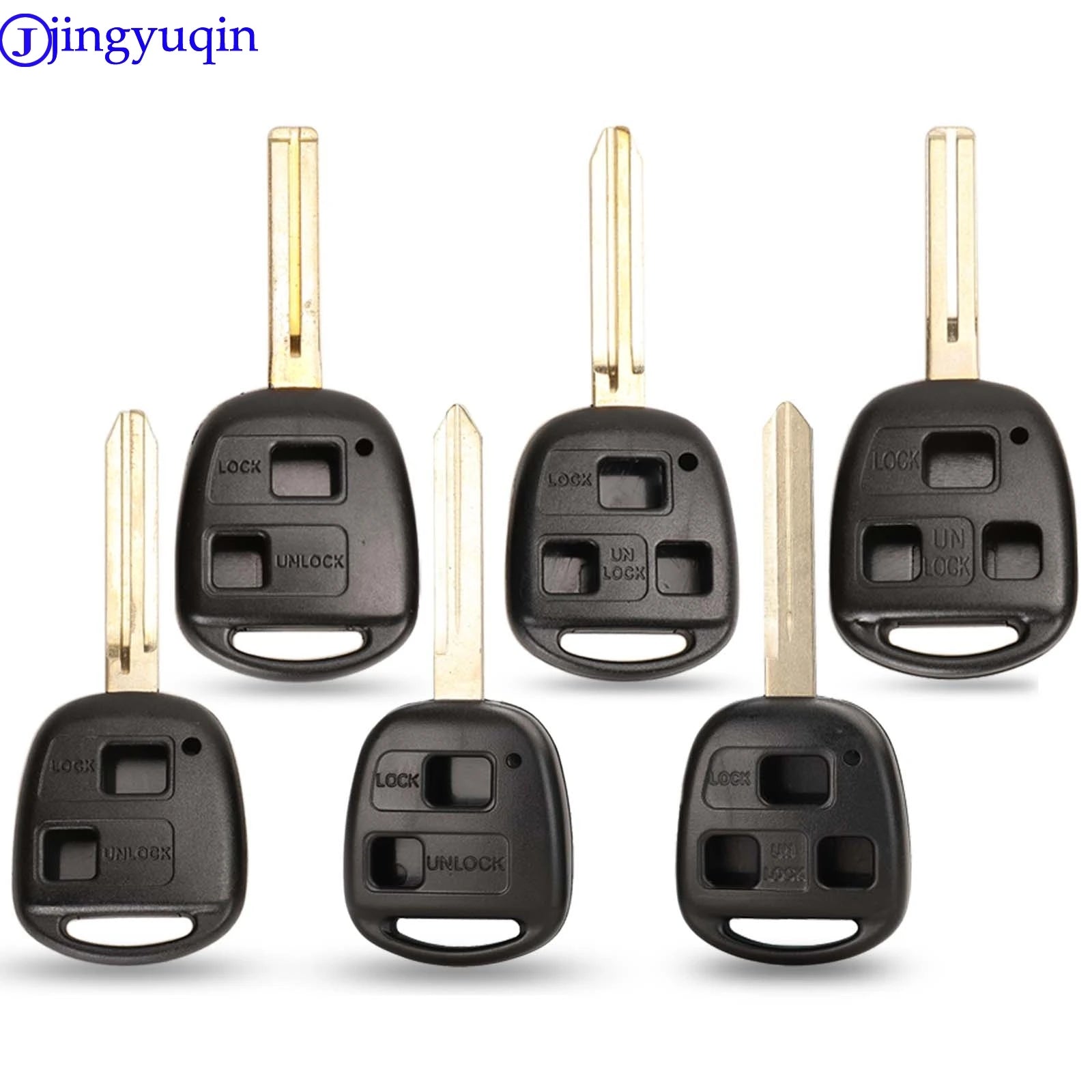 غطاء مفتاح عن بعد جينجيوكين 2/3 مفتاح لسيارات لكزس RX300 ES300 LS400 GX460 لسيارات تويوتا كورولا لاند كروزر ياريس كامري راف 4