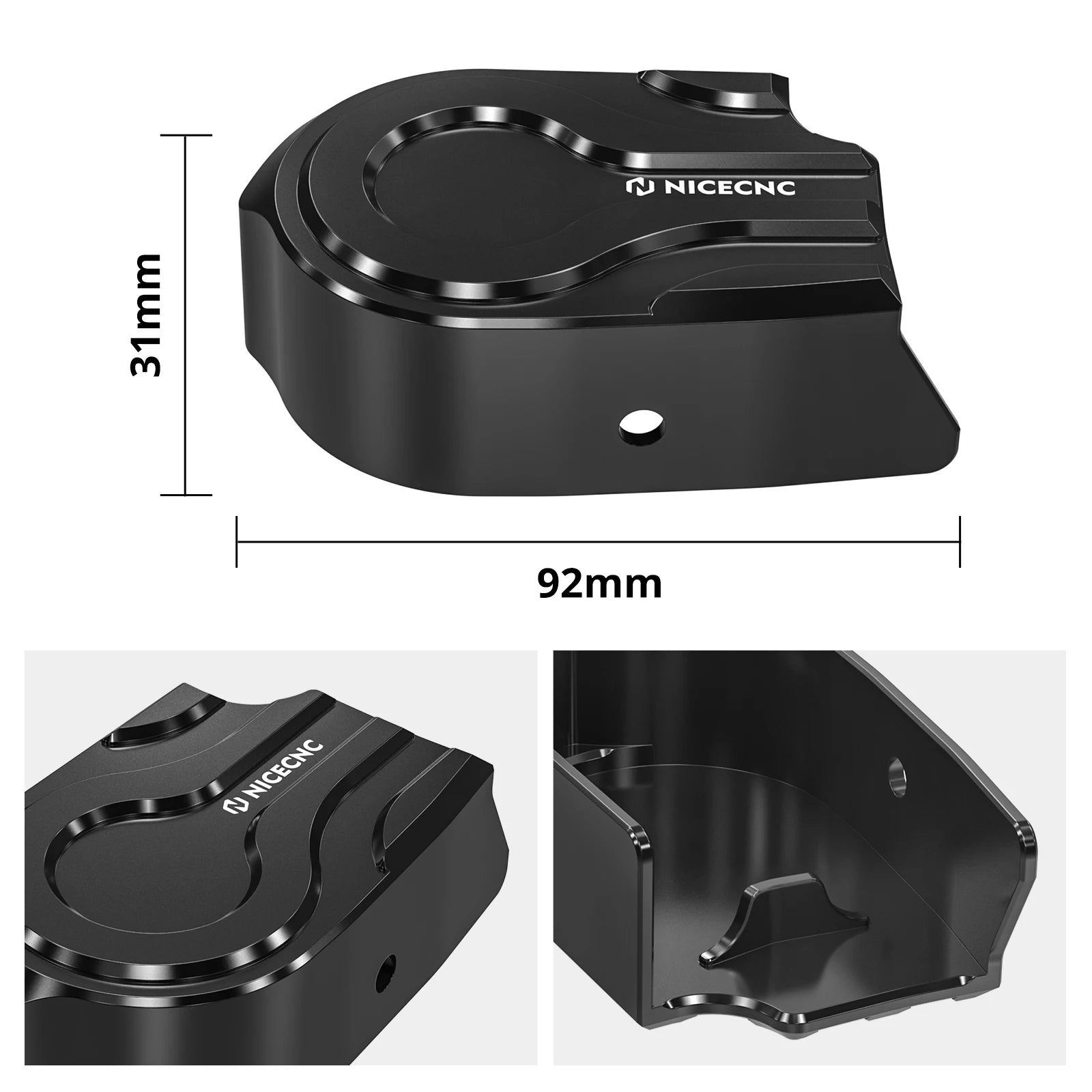 NICECNC Motorcycle Exhaust Flap Cover For BMW R1250GS R 1250 GS 2019-2023 2022 2021 2020 NineT BMW R1250GS Accessories