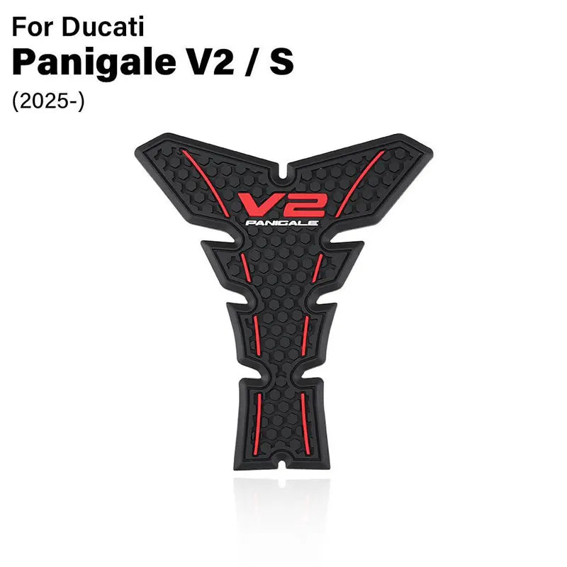 For Motorcycle Side/Top Tank Pad For Ducati Panigale V2/S  2025+ Rubber Non-slip Sticker Fuel Tank Anti Scratch Decal Sticker