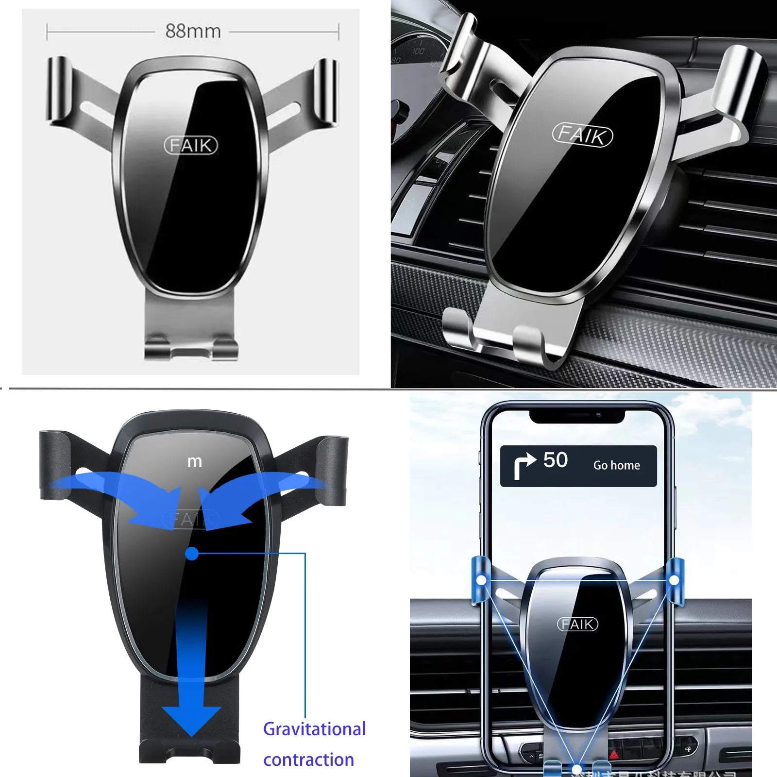 Car Mobile Phone Holder for Polestone 01 Rox 01 GPS Bracket Navigation Stand Auto Accessories