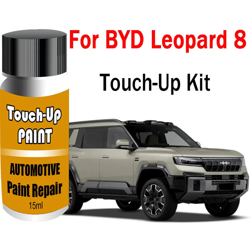Car Touch-Up Paint Kit (with brush) for BYD Leopard 8 Paint Scratch Remover Car Paint Repair Auto Accessories Black Silver Green