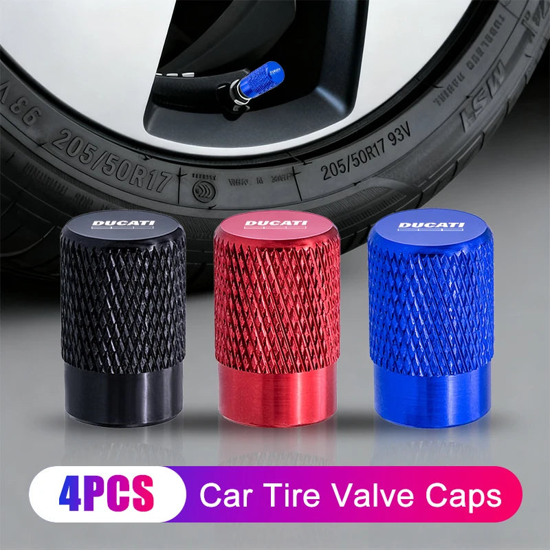 Motorcycle Tire Valve Air Port Stem Cover Cap Plug Waterproof for Ducati Monster Panigale Diavel Superleggera V4 V2 Scrambler