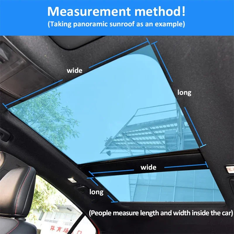 Car Window Sunshades For BYD Sealion 7 2024 2025 2026 2027 Aluminum Film Skylight Pads Sun Shade Visor Shield Covers Accessories