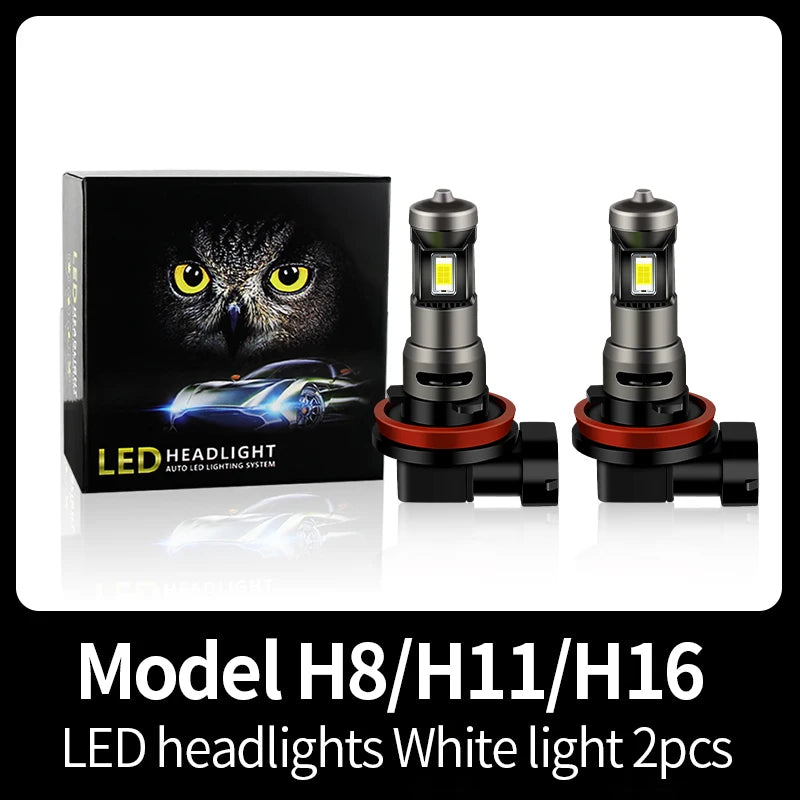لمبتان LED للمصابيح الأمامية CANbus H11 بقوة 70 واط و12000 لومن عالية ومنخفضة/مصابيح ضباب لسيارة نيسان قشقاي 2 (J11) 2017-2023 2018 2019 2020 2021 2022