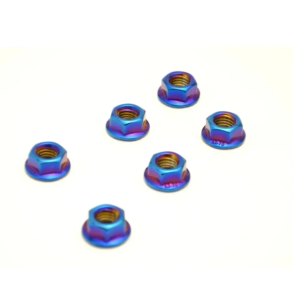 6Pcs M10x1.25 Rear Sprocket Wheel Nuts 6 Pcs For Kawasaki Ninja 1000 Z1000S Z1000SX Ninja 650R ER-6f EX-6 Ninja 650 ER-6n ZX-6/Z