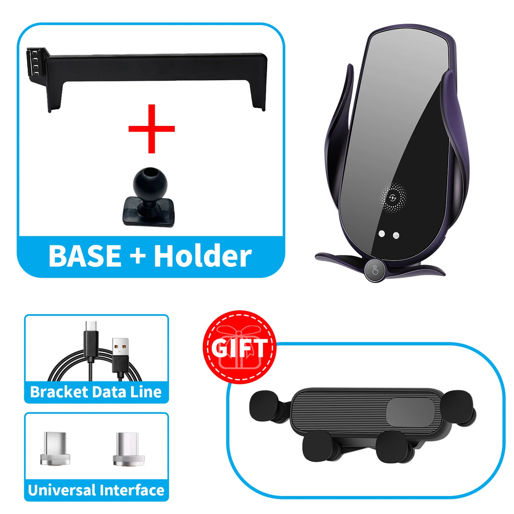for Polestone 01 Rox 01 Car Phone Holder Screen Fixed Navigation Bracket Base Wireless Charging