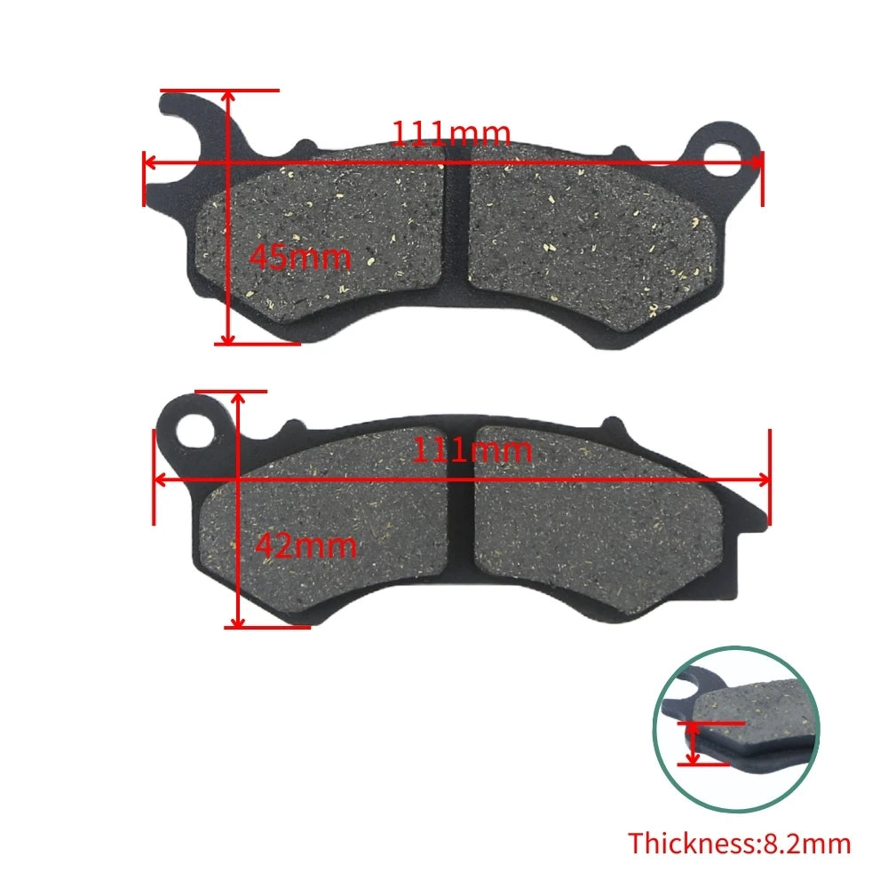 For YAMAHA FZ1 FZS FZ6 FZ8 Fazer 8 YZF R1 R6 R6S YZF600 MT-07 MT-09 FZ-07 FZ-09 FZ-10 XSR700 XSR900 Motorcycle Rear Brake Pads