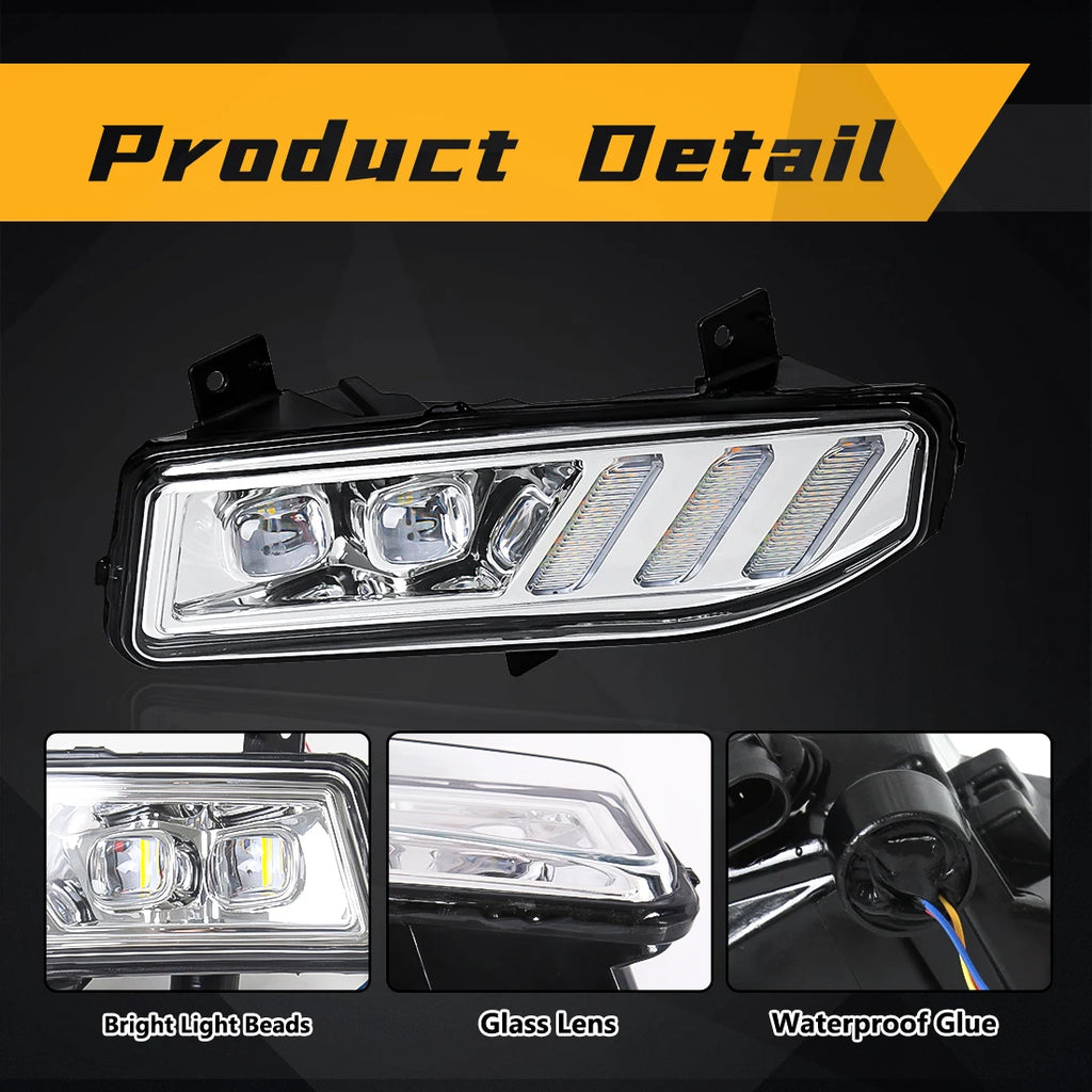 مصباح ضباب LED ضوء نهاري DRL لنيسان سنترا 2020 إكستريل روج كيكس 2017 2018 2019 2020 قشقاي 2019 2020 مصباح أمامي