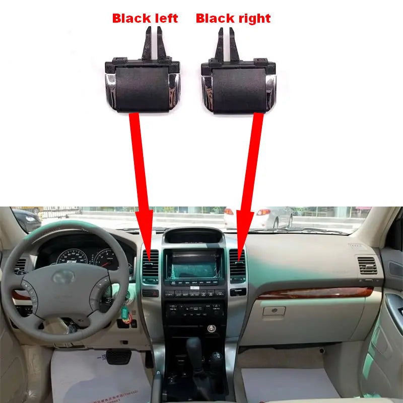 For Toyota Land Cruiser Prado LC120 2003-2009 Air Conditioner Outlet A/C Air Conditioning Vents Tab Clip Repair Kit Accessories