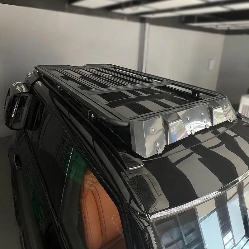High Quality Offroad Parts Aluminum Roof Platform Aftermarket Black Roof Luggage for Rox 01