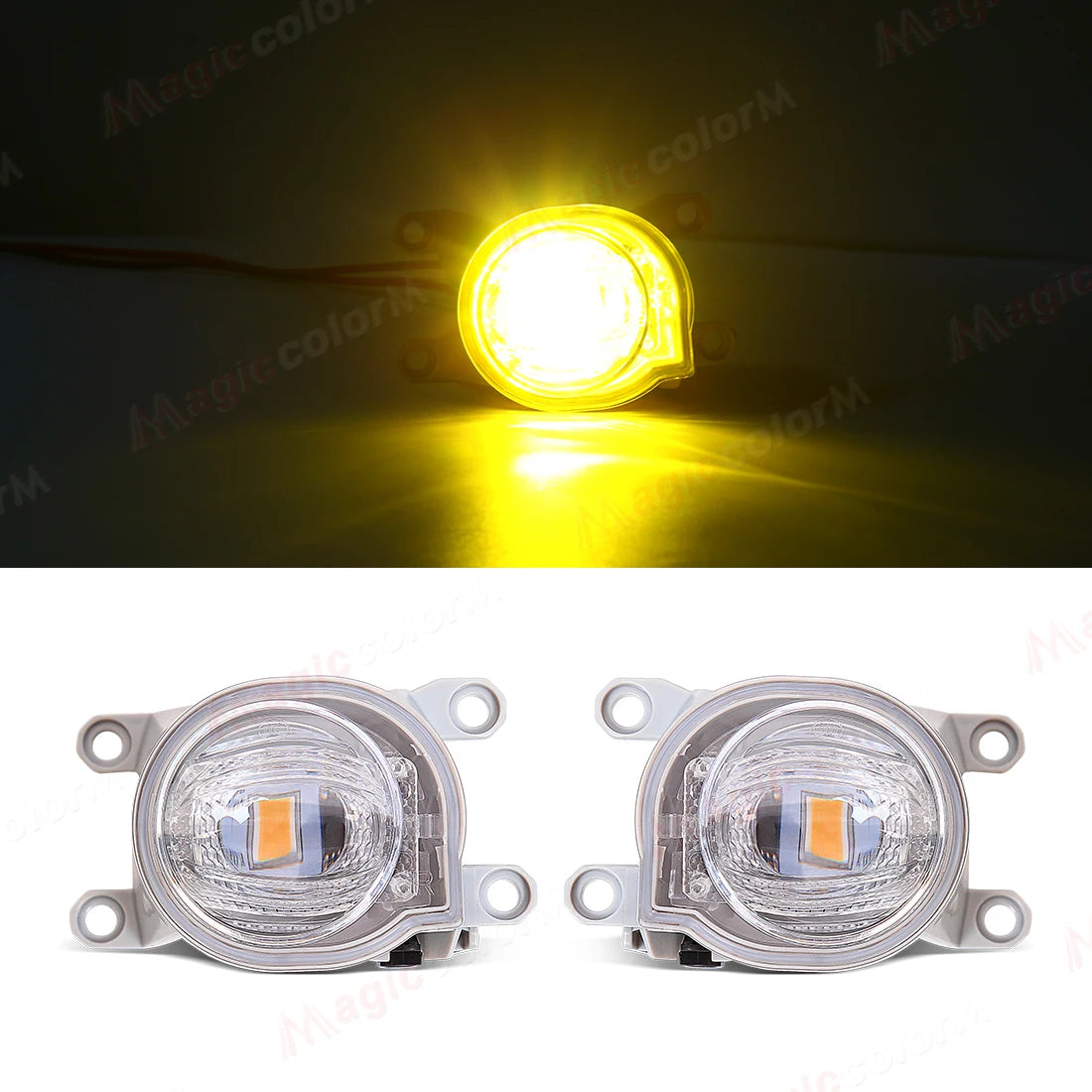 Car Fog Lamp Assembly For Toyota CHR Levin Corolla L XLE Hatchback Yaris Fortuner Hilux Revo 2019 2020 2021 2022 Headlight White