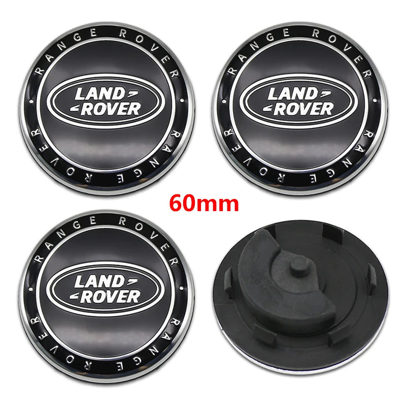 4Pcs 60mm Floating Wheel Center Caps Hub Cover For Land Rover Range Rover Discovery Evoque Sport Defender Velar Premium Pro