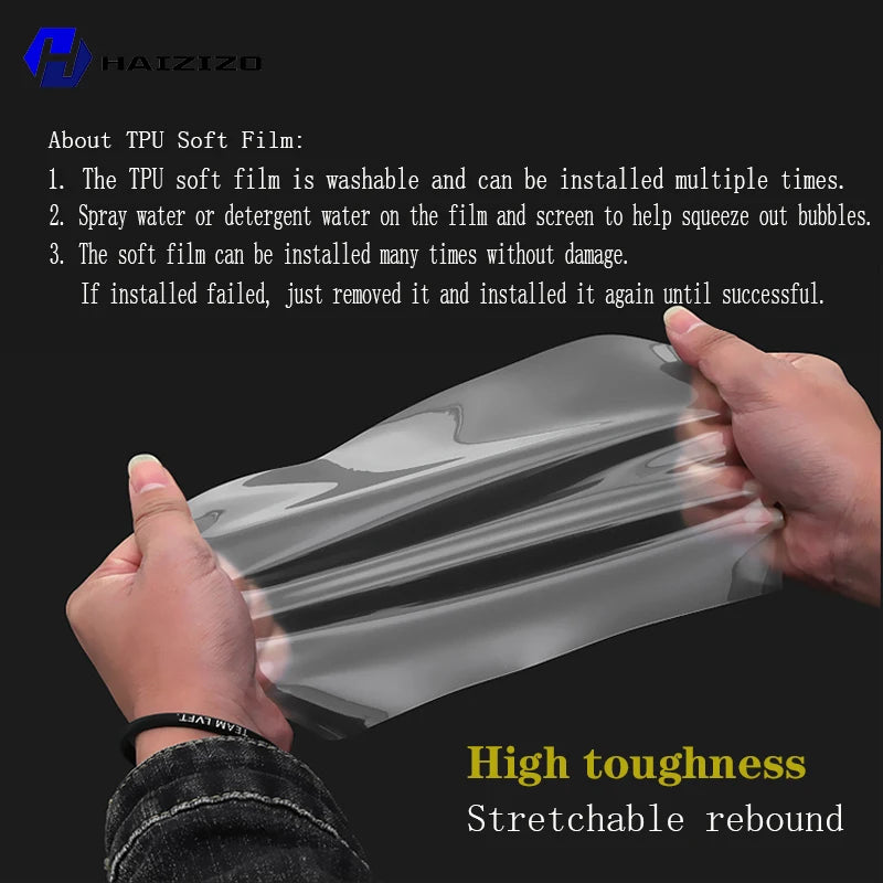 For BYD ATTO 2 DM-i 2025-2026 Car Interior Matte Screen Protector Console GPS Navigation LCD Screene TPU Film Scratch Resistant