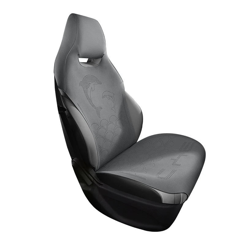 Custom Car Seat Covers For BYD Dolphin 2021 2022 2023 byd Suede leather Car Seat Protective Cover Auto Interior Accessories