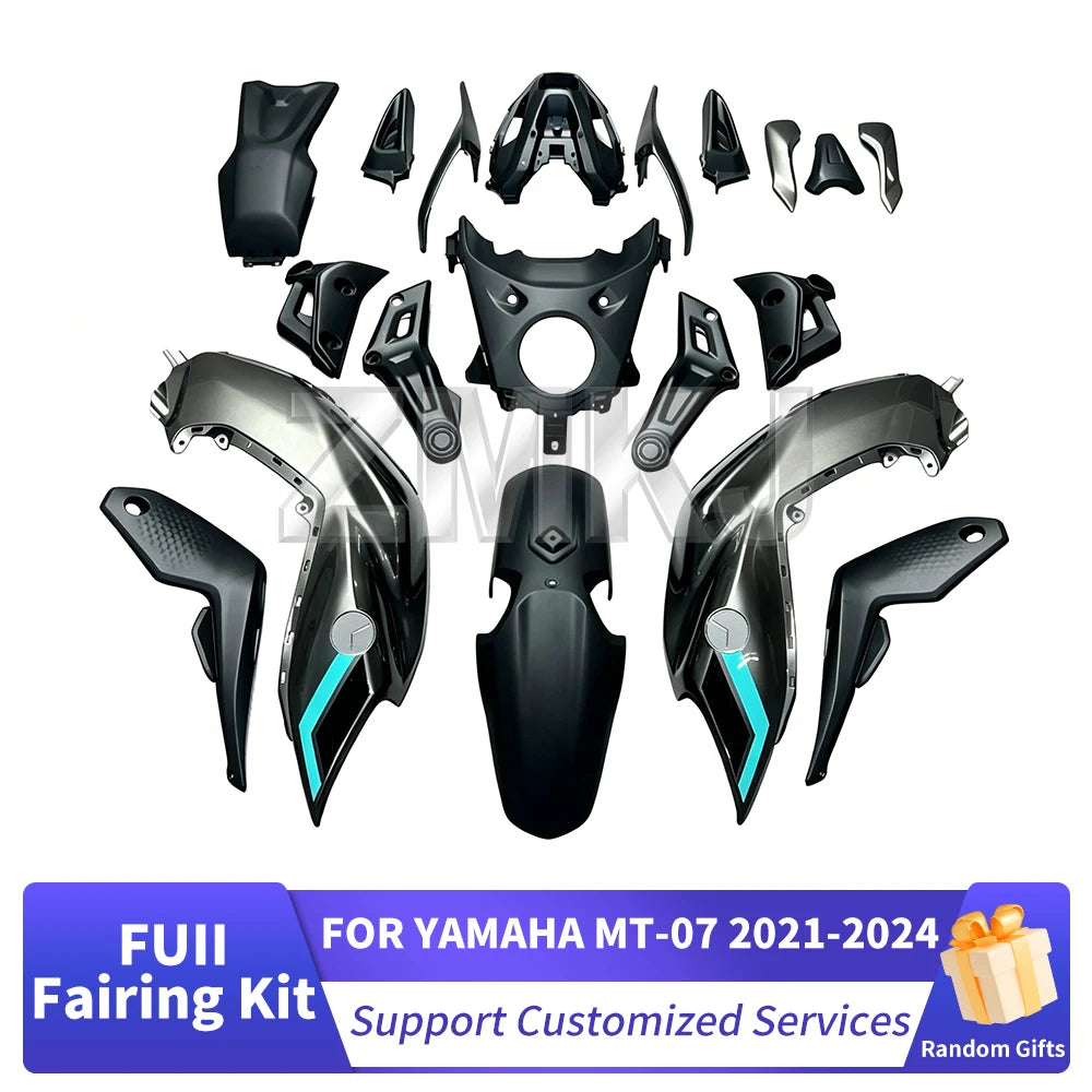 For YAMAHA MT-07 MT07 2021-2024 Fairing Motorcycle Set Body Kit Decoration ABS Plastic Guard Plate Accessories Shell Injection