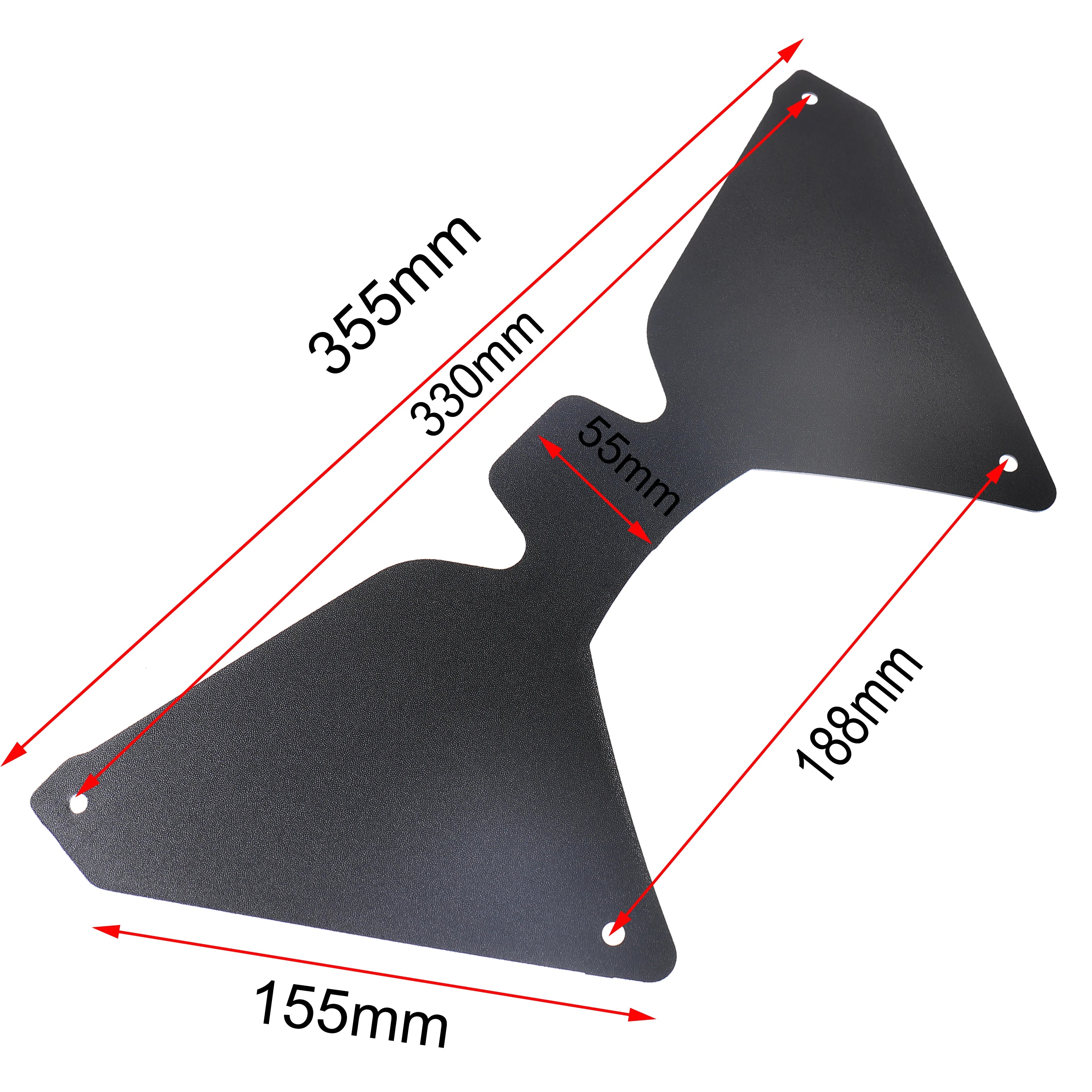Fork Shield Updraft Deflector For Honda Africa Twin CRF 1000L Reduce Helmet Vibratation