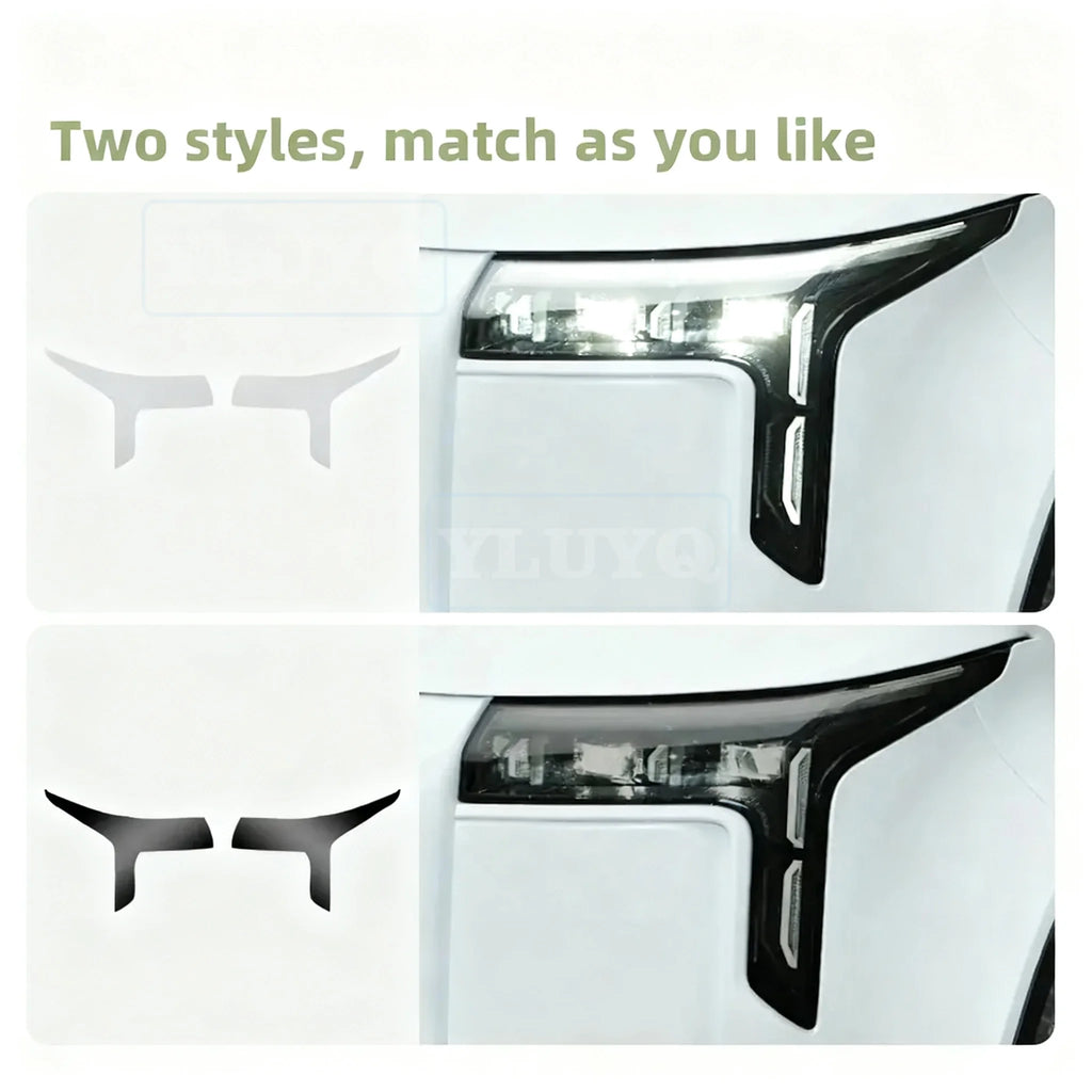 For Rox 01 2024 2025 2026 TPU Car Headlight Film TPU Pre-cut Anti-scratch Clear Smoked Sticker Accessories