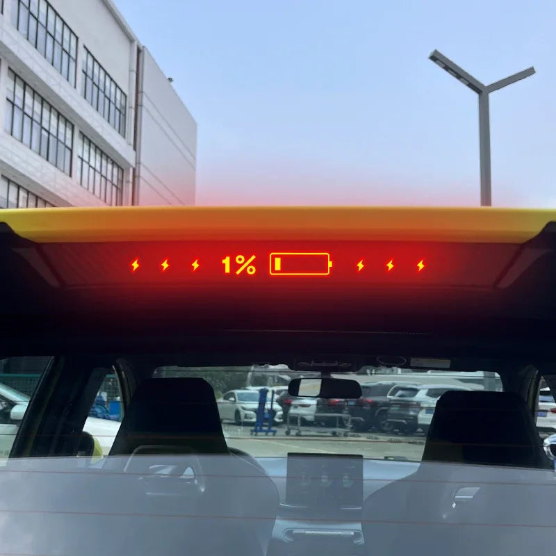 High Brake Light Board Rear Light Carbon Fiber Pattern Sticker Styling Appearance Decoration for BYD Seagull Dolphin Mini/Surf