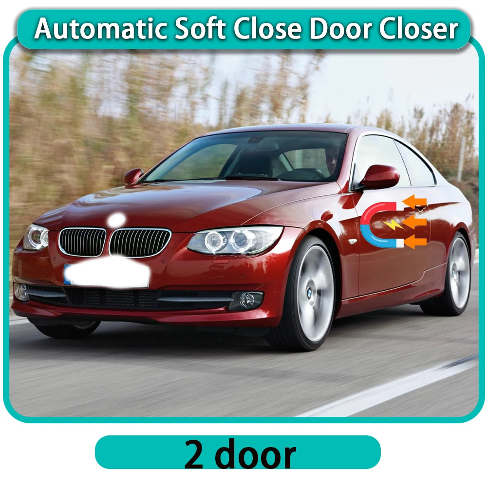 for BMW 3 Series E90 E91 E92 E93 2004-2011 Auto Pull Car Soft Close Door Kit Power Latch Electric Door Catch Soft Closing Assist