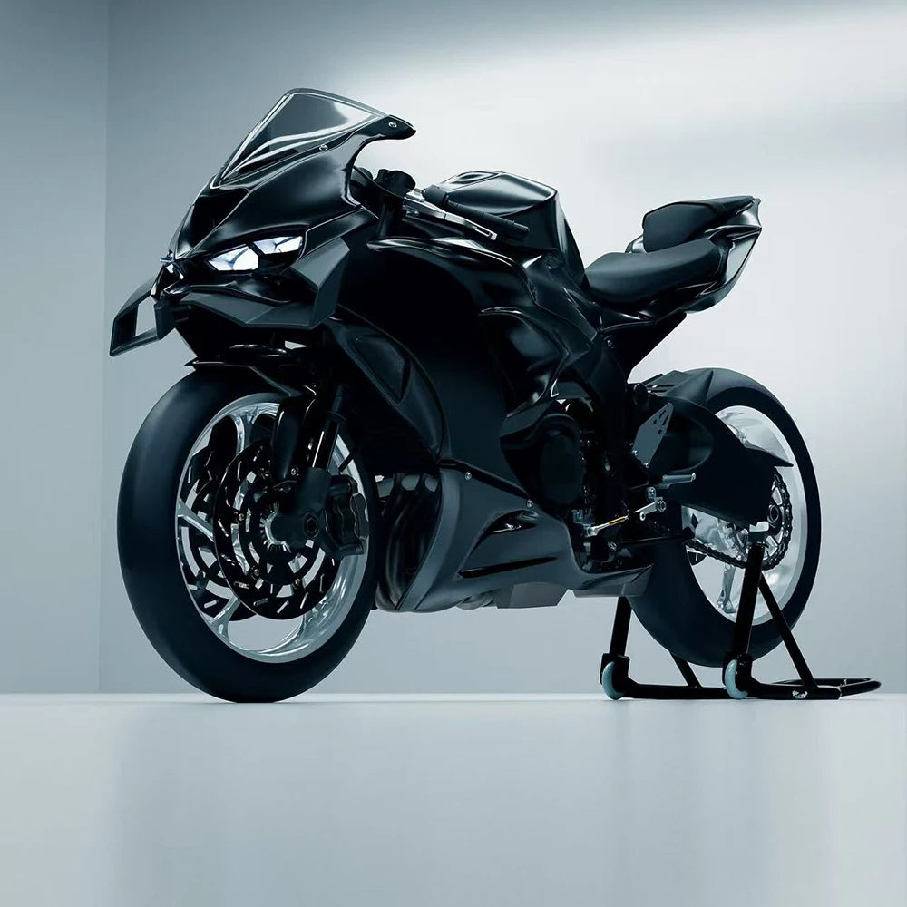 For Kawasaki Ninja ZX-6R ZX636 2024-2025 2026 Motorcycle Winglets Aerodynamic Wind Side Wings Spoiler Fairing