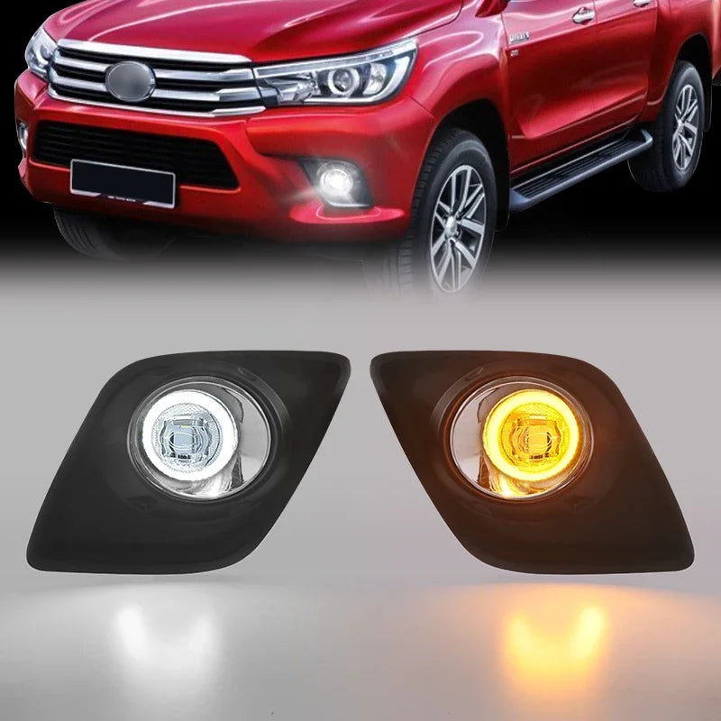 لفولكس فاجن اماروك 2010 2011 2012 2013 2014 2015 2016 مصباح ضباب LED للسيارة DRL هالوجين ضوء تشغيل نهاري مصباح إشارة الانعطاف الأمامي 12 فولت