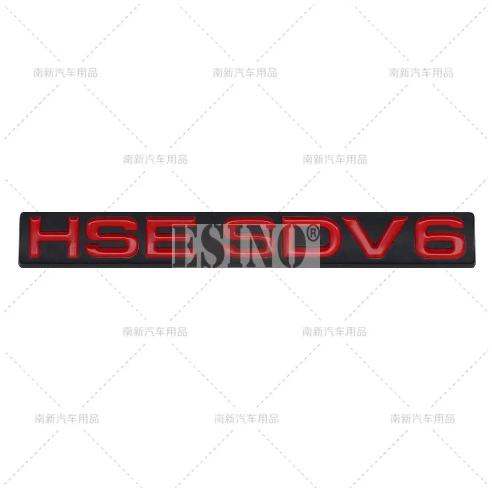 New 3D HSE SDV6 SDV8 ABS Adhesive Emblem Badge Decal for Land Rover Ranger Rover Voguese Defender