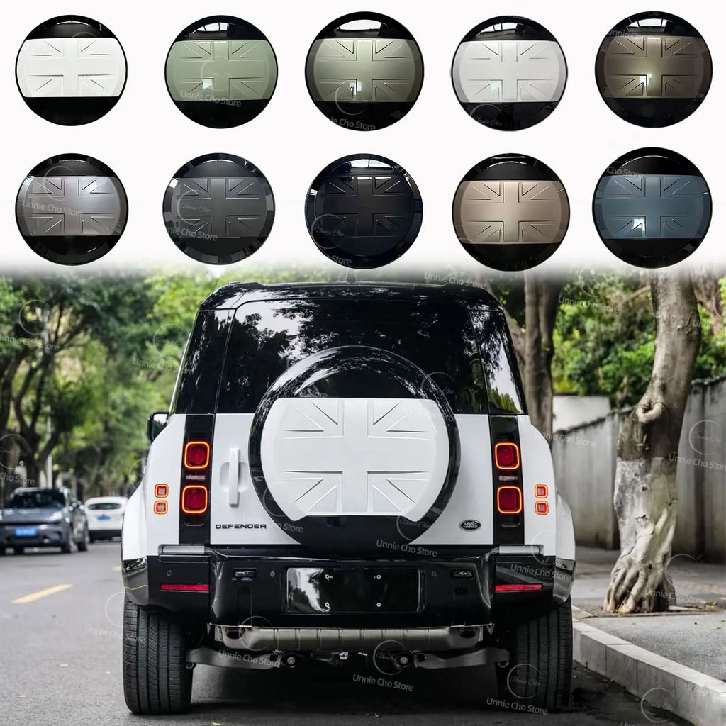 For Land Rover Defender L663 Wheel Cover 90 110 Accessories Waterproof Spare Tire Case Housing Rear Tyre Protector