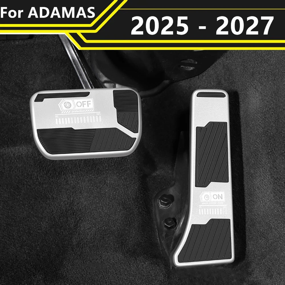 Car Throttle Brake Anti-slip Pedal Fit for BAIC JISHI ROX ADAMAS 2025 2026 Car Throttle Aluminum Alloy Pedal Protective Cover
