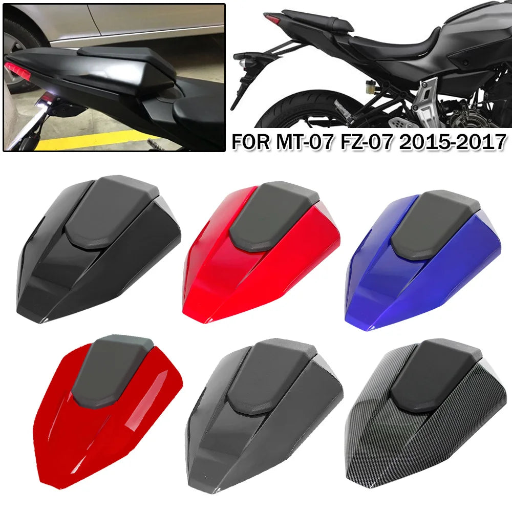 Motorcycle Rear Seat Cover For Yamaha MT-07 FZ-07 MT07 FZ07 2015 2016 2017 Pillion Passenger Solo Seat Back Cover Fairing Cowl