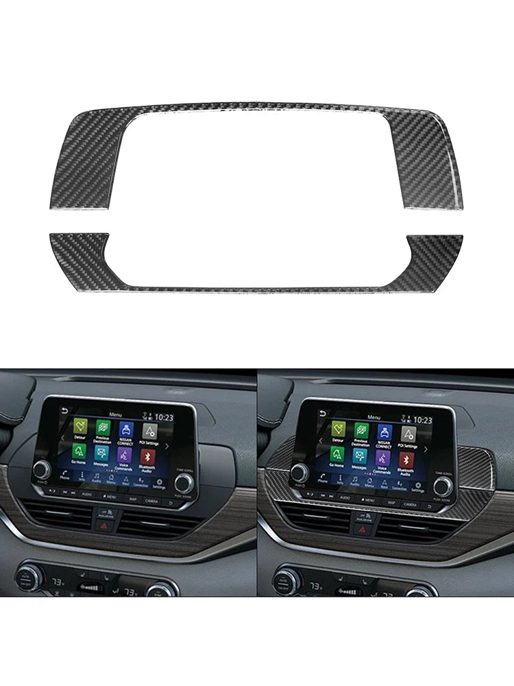 Car imitation Carbon Fiber Sticker For Nissan Altima 2019 2020 2021 2022 2023 Car interior Decorative accessories
