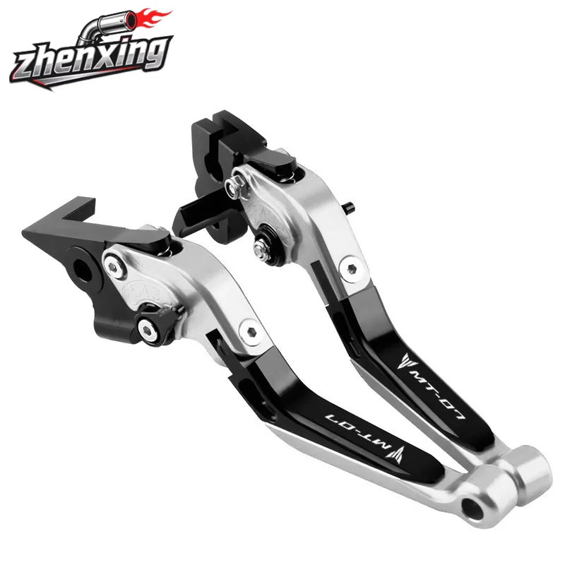 For YAMAHA MT-07 FZ-07 MT 07 FZ07 MT07 FZ 07 2014-2025 Motorcycle CNC Adjustable Folding Extendable Brake Clutch Levers Handle