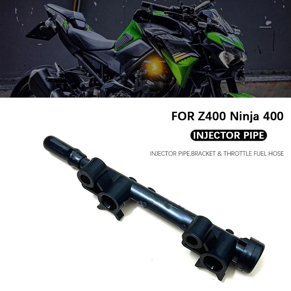 Universal Motorcycle FOR Kawasaki Ninja 400 Z400 Fuel Injection Nozzle Fixed Plastic Pipe Bracket NINJA400 Z400 Oil Pipe Bracket