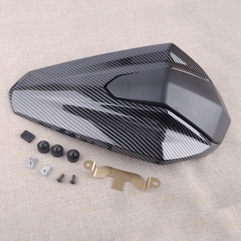 Carbon Fiber Grain Rear Seat Cover Tail Cowl Fairing ABS Fit for Kawasaki Ninja 400/Z400 2018 2019 2020 2021 2022 2023