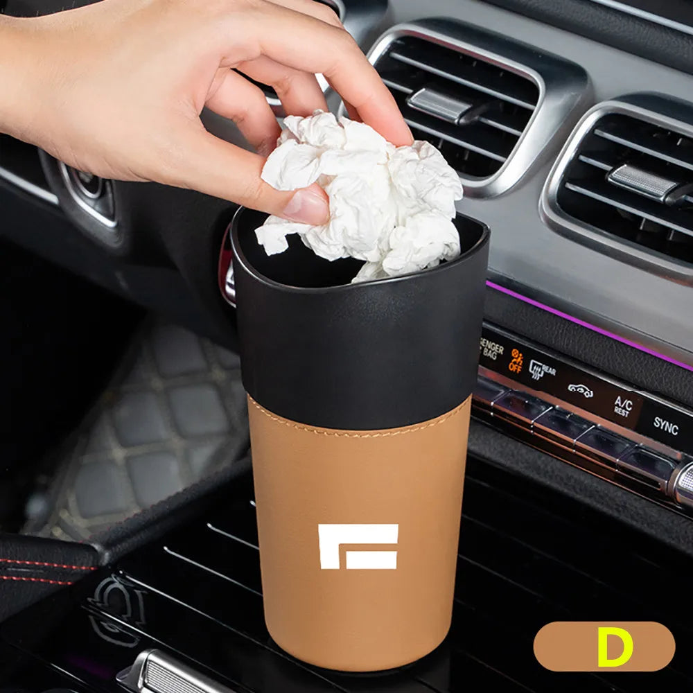 Car Trash Can For BAIC JISHI Rox Adamas 2026 Car Garbage Bin Storage Box Insert Multi-functional Waterproof Interior Accessory