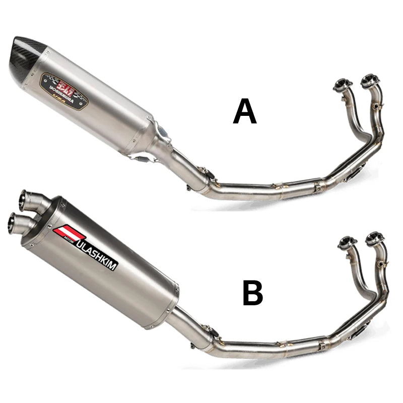 CRF 1100 Full Exhaust System for HONDA CRF1100 CRF1100L AFRICA TWIN EXHAUSTS 2020 2021 2022 Motorcycle Exhaust Muffler Escapes