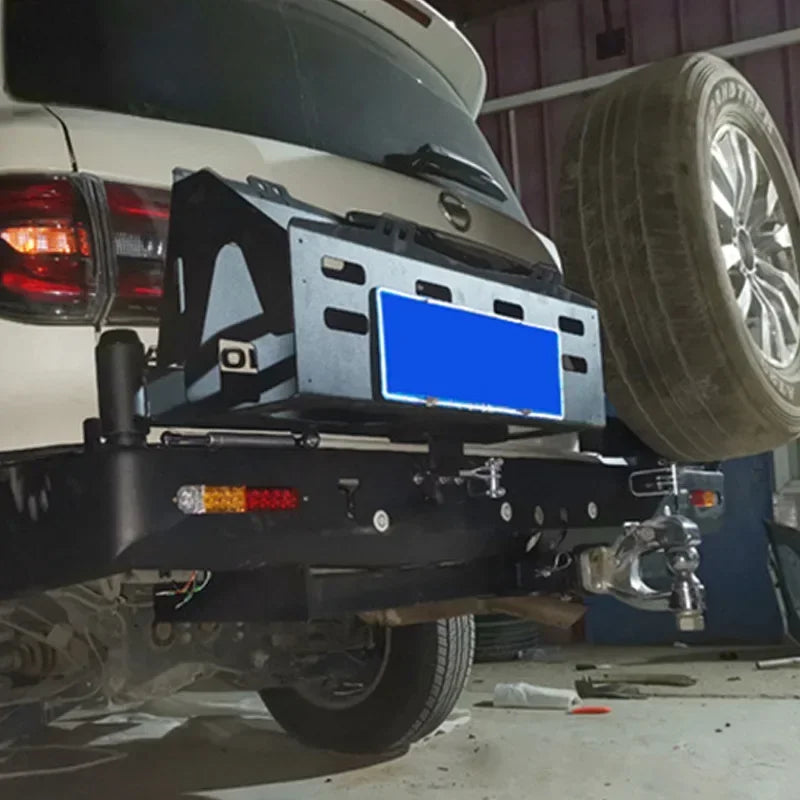 Suitable For NISSAN Y62 Bumper NISSAN PATRO Bumper Rear Bumper, Anti-Collision Bar Protective Bar Body Kit Modified Accessories