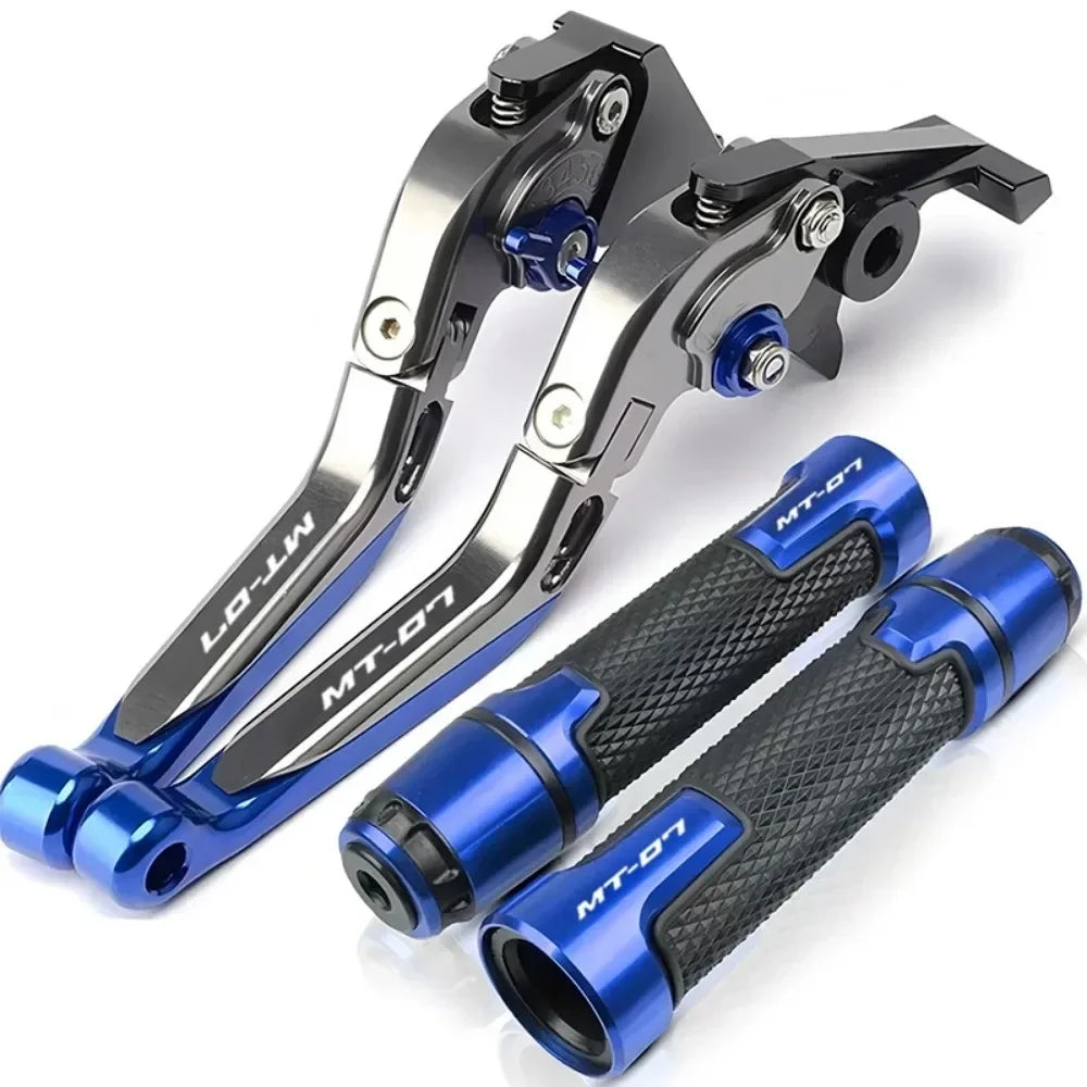 For Yamaha MT-07 FZ-07 MT 07 FZ07 MT07 FZ 07 2014-2025 Motorcycle CNC Adjustable Folding Extendable Brake Clutch Levers Handle